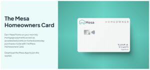 Mesa Homeowners Credit Card